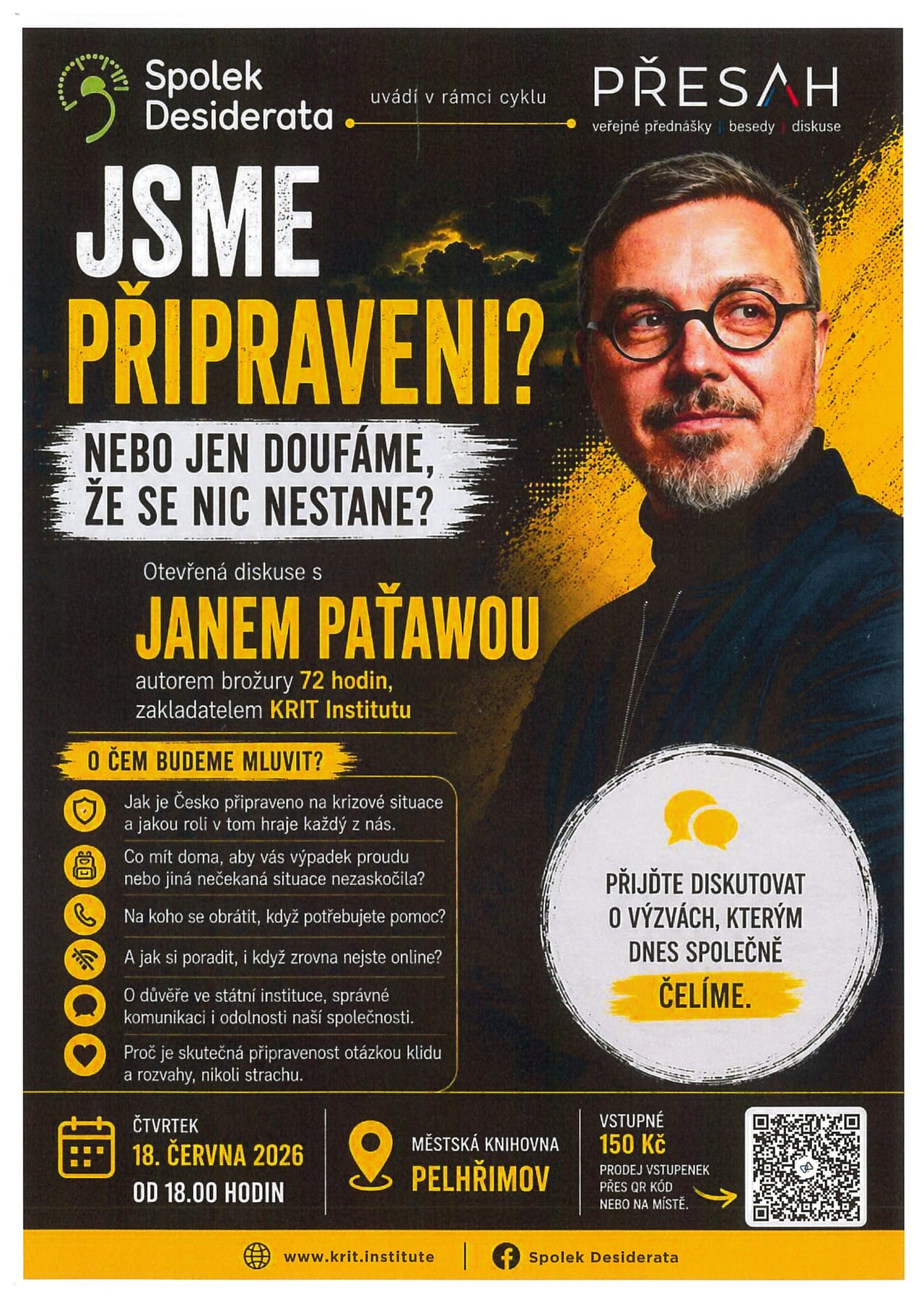 Jsme připraveni? Nebo jen doufáme, že se nic nestane?