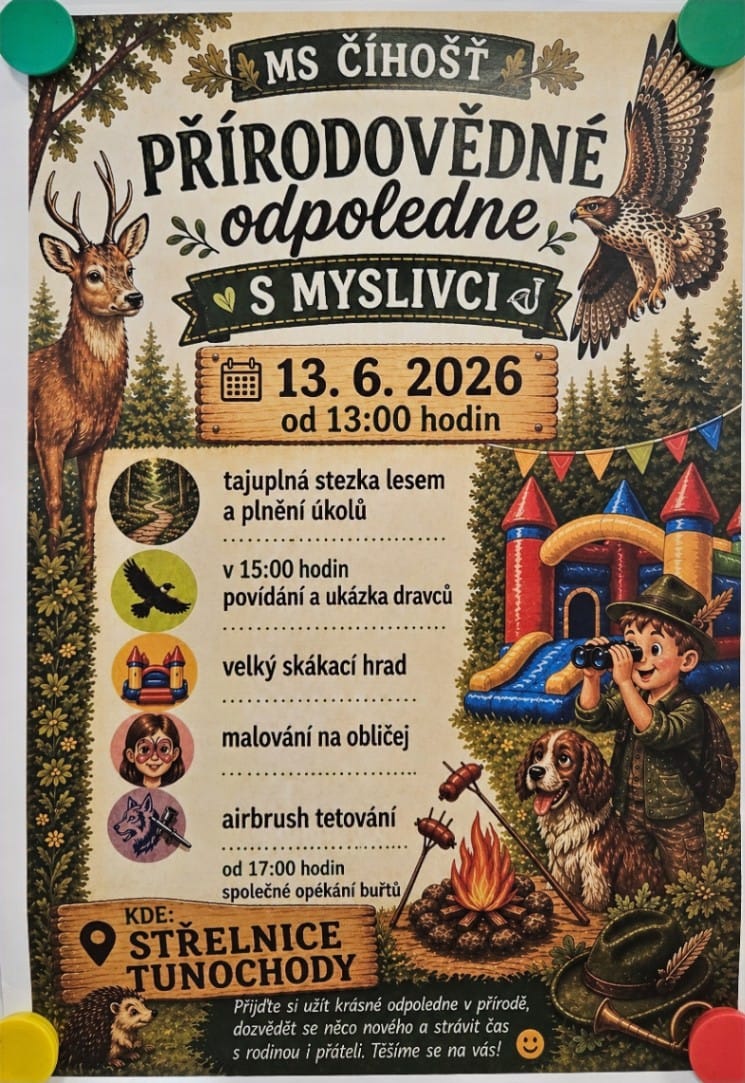 Přírodovědné odpoledne s myslivci